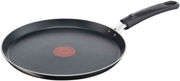 Сковорода блинная Tefal Easy Plus Э 04237522 круглая 22см ручка несъемная (без крышки) черный (9100054098)