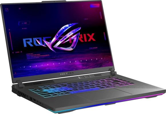Ноутбук Asus ROG Strix G16 G614PW-TS133 Ryzen 9 8940HX 32Gb SSD1Tb NVIDIA GeForce RTX5080 16Gb 16" IPS 2.5K (2560x1600) без ОС grey WiFi BT Cam (90NR0QK7-M006P0)