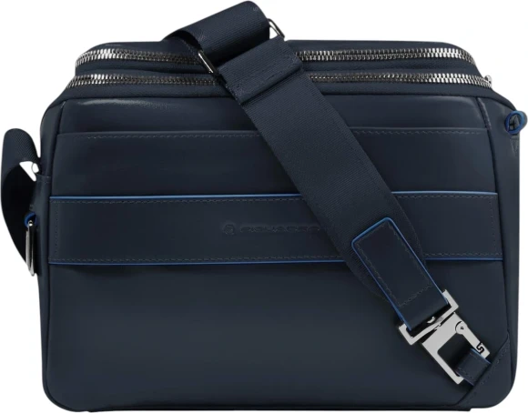 Сумка кросс-боди мужская Piquadro Blue Square CA6900B2/BLU2 темно-синяя натур.кожа