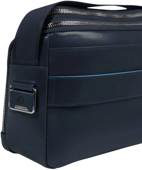 Сумка кросс-боди мужская Piquadro Blue Square CA6900B2/BLU2 темно-синяя натур.кожа