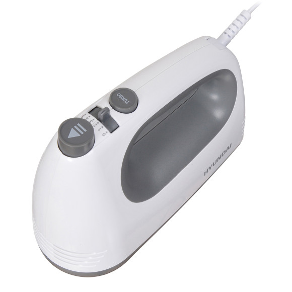 Миксер ручной Hyundai HYM-H4501 500Вт белый/серый
