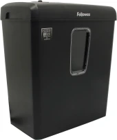 Шредер Fellowes PowerShred Р-30С черный (секр.P-4) фрагменты 6лист. 15лтр. скрепки скобы пл.карты