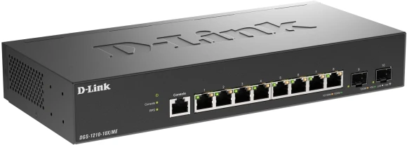 Коммутатор D-Link DGS-1210-10X/ME/C1A (L2) 8x1Гбит/с 2SFP+ управляемый