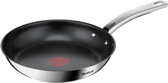 Сковорода Tefal Intuition B8170644 круглая 28см покрытие: антипригарное с титаном ручка несъемная (без крышки) стальной (2100125771)