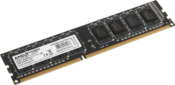 Память DDR3 4Gb 1600MHz AMD R534G1601U1S-U RTL PC3-12800 CL11 DIMM 240-pin 1.5В Ret Память DDR3 4Gb 1600MHz AMD R534G1601U1S-U RTL PC3-12800 CL11 DIMM 240-pin 1.5В Ret