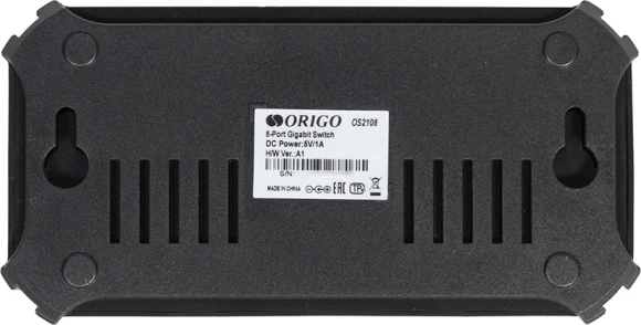Коммутатор Origo OS2108 OS2108/A1A (L2) 8x1Гбит/с неуправляемый Коммутатор Origo OS2108 OS2108/A1A (L2) 8x1Гбит/с неуправляемый