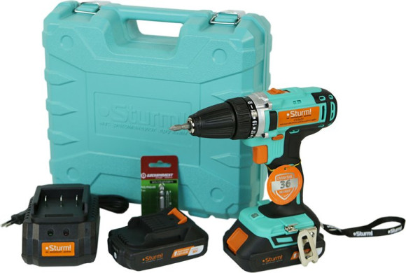 Дрель-шуруповерт Sturm! CD3620 аккум. патрон:быстрозажимной (кейс в комплекте) Дрель-шуруповерт Sturm! CD3620 аккум. патрон:быстрозажимной (кейс в комплекте)
