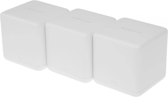 Бесшовный Mesh роутер Mercusys Halo H30G (HALO H30G(3-PACK)) AC1300 10/100/1000BASE-TX белый (упак.:3шт) Бесшовный Mesh роутер Mercusys Halo H30G (HALO H30G(3-PACK)) AC1300 10/100/1000BASE-TX белый (упак.:3шт)