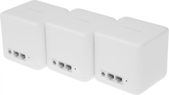 Бесшовный Mesh роутер Mercusys Halo H30G (HALO H30G(3-PACK)) AC1300 10/100/1000BASE-TX белый (упак.:3шт) Бесшовный Mesh роутер Mercusys Halo H30G (HALO H30G(3-PACK)) AC1300 10/100/1000BASE-TX белый (упак.:3шт)