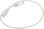 Патч-корд Lanmaster TWT-45-45-0.5-GY UTP RJ-45 вил.-вилка RJ-45 кат.5E 0.5м серый ПВХ (уп.:1шт)