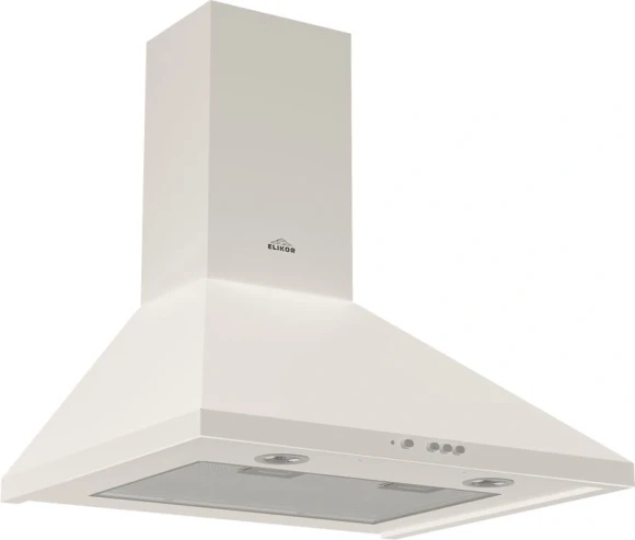 Вытяжка каминная Elikor Вента 50П-430-К3Д топленое молоко управление: кнопочное (1 мотор)
