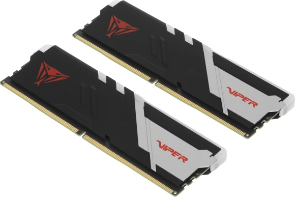 Память DDR5 2x16Gb 6800MHz Patriot PVVR532G680C34K Viper Venom RGB RTL Gaming PC5-54400 CL34 DIMM 288-pin 1.4В kit с радиатором Ret