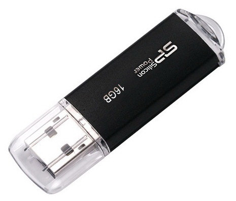 Флеш Диск Silicon Power 16Gb Ultima II-I Series SP016GBUF2M01V1K USB2.0 черный