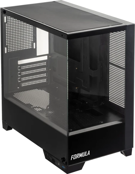 Корпус Formula Crystal Z1M черный без БП mATX 7x120mm 1xUSB2.0 1xUSB3.0 audio bott PSU Корпус Formula Crystal Z1M черный без БП mATX 7x120mm 1xUSB2.0 1xUSB3.0 audio bott PSU