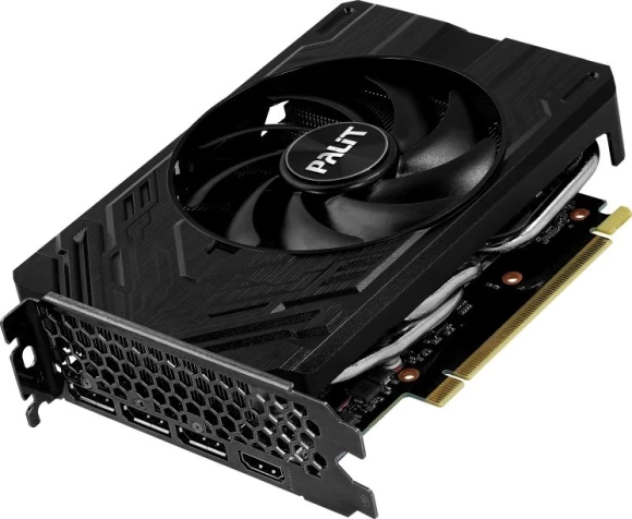 Видеокарта Palit PCI-E 4.0 PA-RTX4060TI STORMX NVIDIA GeForce RTX 4060TI 8Gb 128bit GDDR6 2310/18000 HDMIx1 DPx3 HDCP Ret