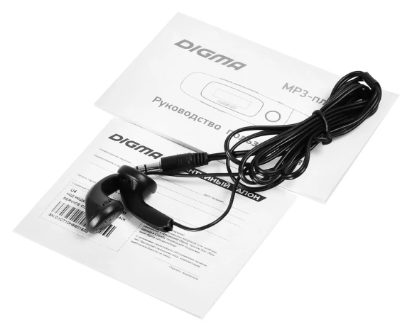 Плеер Flash Digma U4 8Gb черный/0.91"/FM/microSDHC Плеер Flash Digma U4 8Gb черный/0.91"/FM/microSDHC