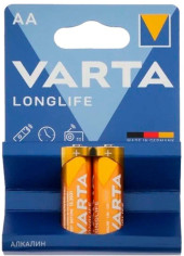Батарея Varta Longlife LR6 Alkaline AA (2шт) блистер Батарея Varta Longlife LR6 Alkaline AA (2шт) блистер