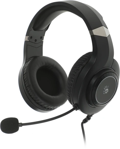 Наушники с микрофоном A4Tech Bloody G220 черный 2м мониторные оголовье (G220 AUX3.5-4PIN + USB) Наушники с микрофоном A4Tech Bloody G220 черный 2м мониторные оголовье (G220 AUX3.5-4PIN + USB)