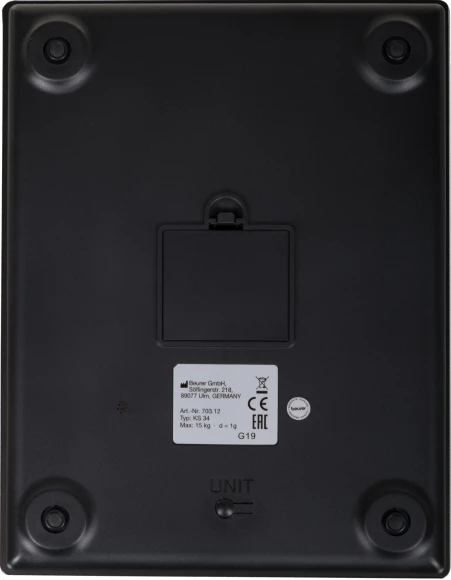 Весы кухонные электронные Beurer KS34 XL макс.вес:15кг нержавеющая сталь Весы кухонные электронные Beurer KS34 XL макс.вес:15кг нержавеющая сталь