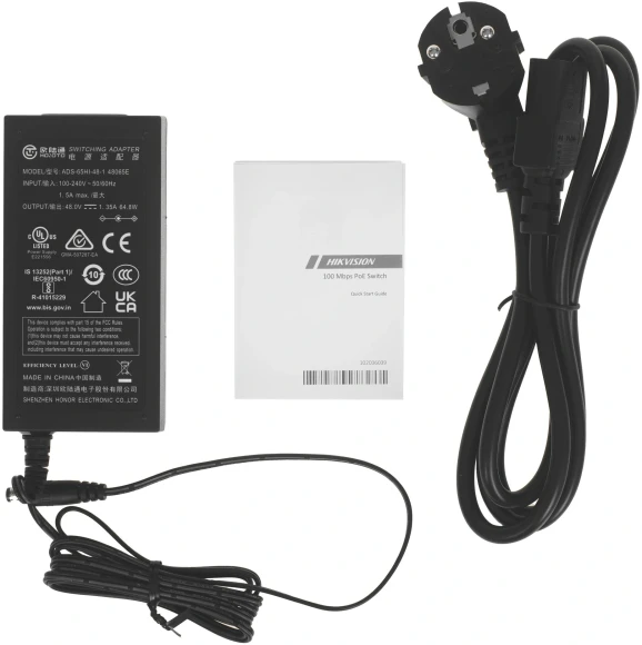 Коммутатор Hikvision DS-3E1309P-EI/M 8x100Мбит/с 1x1Гбит/с 8PoE+ 110W управляемый Коммутатор Hikvision DS-3E1309P-EI/M 8x100Мбит/с 1x1Гбит/с 8PoE+ 110W управляемый