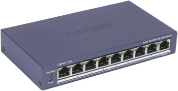 Коммутатор Hikvision DS-3E1309P-EI/M 8x100Мбит/с 1x1Гбит/с 8PoE+ 110W управляемый Коммутатор Hikvision DS-3E1309P-EI/M 8x100Мбит/с 1x1Гбит/с 8PoE+ 110W управляемый