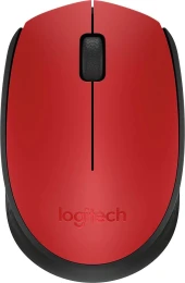 Мышь Logitech M171 красный/черный оптическая 1000dpi беспров. USB для ноутбука 2but (910-004645)