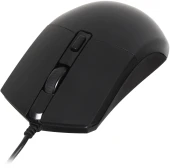 Мышь Оклик 207M черный оптическая 2400dpi USB 4but (1474598)