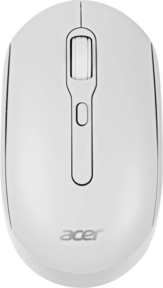 Мышь Acer OMR308 белый оптическая 1600dpi беспров. BT/Radio USB 4but (ZL.MCECC.023)