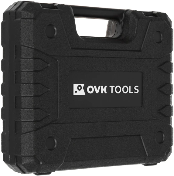 Дрель-шуруповерт Ovk Tools OTCS3AA-12V-1.5A 12Вт аккум. патрон:быстрозажимной (кейс в комплекте)