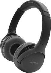 Гарнитура накладные Hyundai H-HP101 черный беспроводные bluetooth оголовье Гарнитура накладные Hyundai H-HP101 черный беспроводные bluetooth оголовье