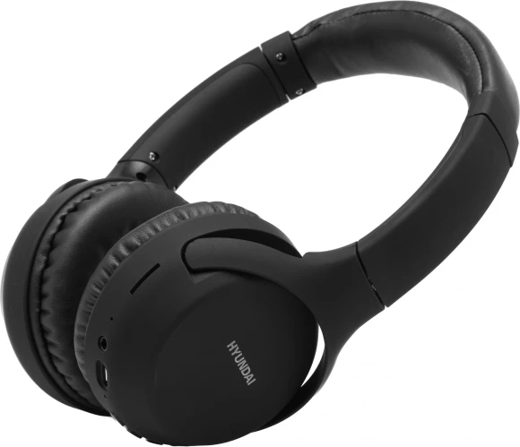Гарнитура накладные Hyundai H-HP101 черный беспроводные bluetooth оголовье Гарнитура накладные Hyundai H-HP101 черный беспроводные bluetooth оголовье