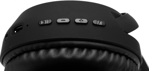 Гарнитура накладные Hyundai H-HP101 черный беспроводные bluetooth оголовье Гарнитура накладные Hyundai H-HP101 черный беспроводные bluetooth оголовье