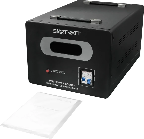 Стабилизатор напряжения Smartwatt AVR Tower 8000RF 8000ВА черный Стабилизатор напряжения Smartwatt AVR Tower 8000RF 8000ВА черный