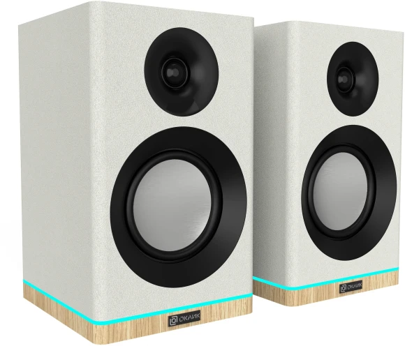 Колонки Оклик OK-605A 2.0 белый 60Вт BT