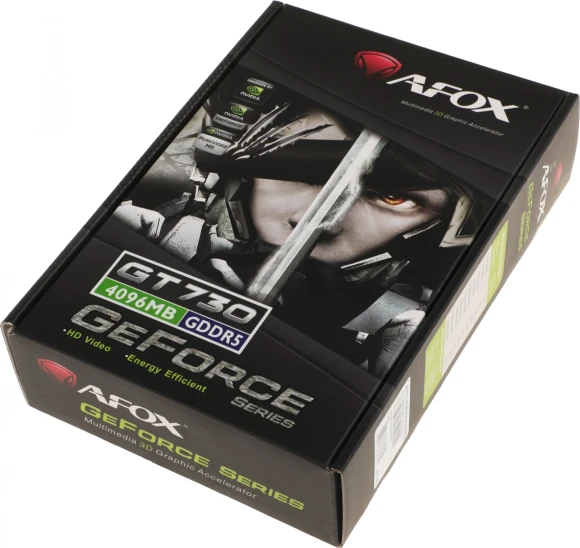 Видеокарта Afox PCI-E 2.0 AF730-4096D5H5 NVIDIA GeForce GT 730 4Gb 128bit GDDR5 700/5000 DVIx1 HDMIx1 CRTx1 HDCP Ret