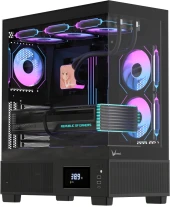 Корпус Formula Crystal E1 Floe черный без БП ATX 6x120mm 2xUSB3.0 audio bott PSU Корпус Formula Crystal E1 Floe черный без БП ATX 6x120mm 2xUSB3.0 audio bott PSU