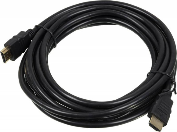 Кабель аудио-видео High Speed ver.1.4 HDMI (m)/HDMI (m) 5м. позолоч.конт. черный