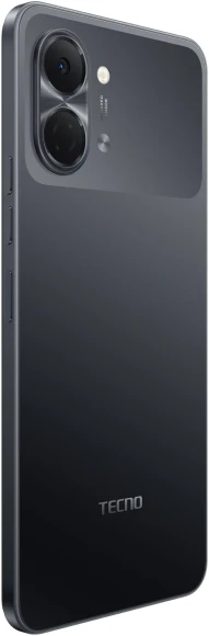 Смартфон Tecno Spark Go 3 64Gb 4Gb черный моноблок 3G 4G 2Sim 6.75" 720x1600 Android 15 13Mpix 802.11 a/b/g/n/ac GPS GSM900/1800 Protect microSD max1024Gb