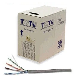 Кабель информационный Lanmaster TWT-5EUTP-LSZH кат.5E UTP 4 пары 24AWG LSZH внутренний 305м белый