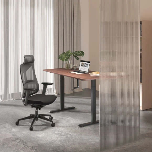 Подстолье Cactus CS-MDF-BK механический каркас черный 133x72x60см