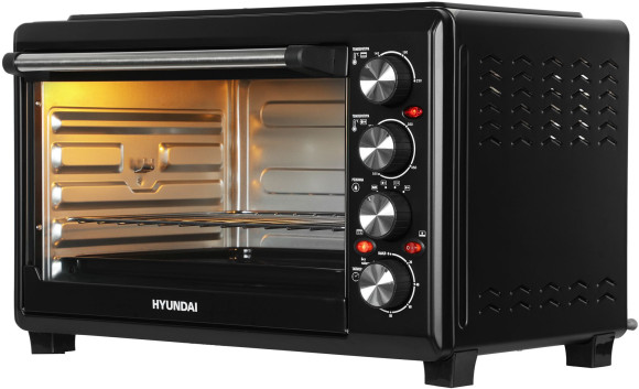 Мини-печь Hyundai MIO-HY086 38л. 1600Вт черный