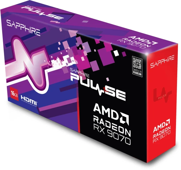 Видеокарта Sapphire PCI-E 5.0 11349-03-20G PULSE AMD RADEON RX 9070 GAMING 16GB DUAL AMD Radeon RX 9070 16Gb 256bit GDDR6 2070/20000 HDMIx2 DPx2 HDCP Ret Видеокарта Sapphire PCI-E 5.0 11349-03-20G PULSE AMD RADEON RX 9070 GAMING 16GB DUAL AMD Radeon RX 9070 16Gb 256bit GDDR6 2070/20000 HDMIx2 DPx2 HDCP Ret