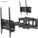 Кронштейн для телевизора Kromax PIXIS-L-2 черный 22"-65" макс.50кг настенный поворот и наклон Кронштейн для телевизора Kromax PIXIS-L-2 черный 22"-65" макс.50кг настенный поворот и наклон