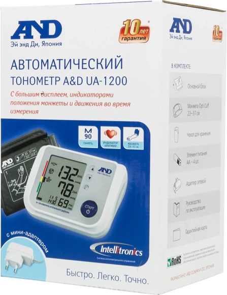 Тонометр автоматический A&D UA-1200