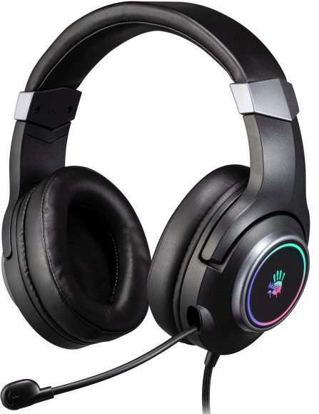Наушники с микрофоном A4Tech Bloody G350 черный 2м мониторные USB оголовье (G350 USB/ BLACK) Наушники с микрофоном A4Tech Bloody G350 черный 2м мониторные USB оголовье (G350 USB/ BLACK)