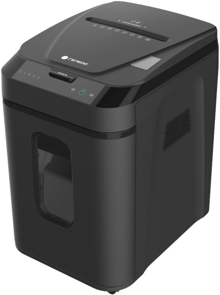 Шредер Heleos АП40 черный с автоподачей (секр.P-4) фрагменты 150лист. 37лтр. скрепки скобы пл.карты Шредер Heleos АП40 черный с автоподачей (секр.P-4) фрагменты 150лист. 37лтр. скрепки скобы пл.карты