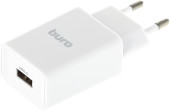 Сетевое зар./устр. Buro BUWA1 10.5W 2.1A USB-A универсальное белый (BUWA10S100WH) Сетевое зар./устр. Buro BUWA1 10.5W 2.1A USB-A универсальное белый (BUWA10S100WH)