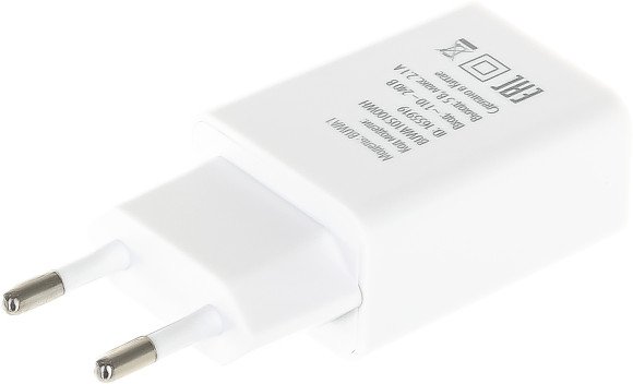 Сетевое зар./устр. Buro BUWA1 10.5W 2.1A USB-A универсальное белый (BUWA10S100WH)