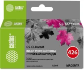 Картридж струйный Cactus CS-CLI426M CLI-426M пурпурный (9мл) для Canon Pixma MG5140/5240/6140/8140/MX884 с чипом