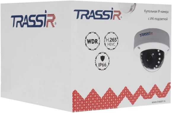Камера видеонаблюдения IP Trassir TR-D2D5 2.8-2.8мм цв. корп.:белый